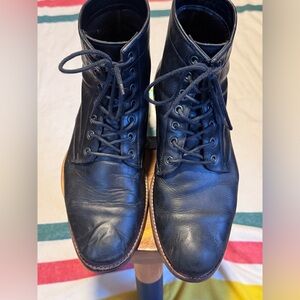 NISOLO All-Weather Boot Black Leather size 10